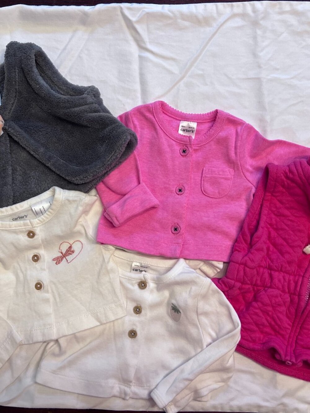 Carter's Baby Girl outerwear bundle - Size 3 months